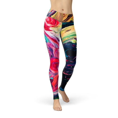 Jean Paint Stroke Leggings